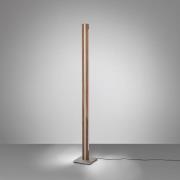 Quitani Elis LED-lattiavalaisin, pähkinä/pähkinä/nikkeli