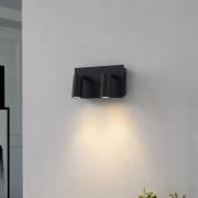 Lindby Talniso LED-ulkoseinävalaisin, 2-valo.