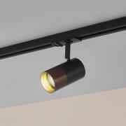 Lindby Linaro kiskovalaisin, GU10, Ø 6 cm, musta/ruskea