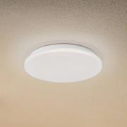 Lindby LED ulkokattovalaisin Kirkola, 4000 K, Ø 34 cm, valkoinen