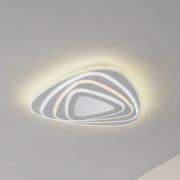 Lindby LED-kattovalaisin Rebeka, 48x49cm, CCT, kaukosäädin