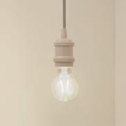 Lindby Riippuvalaisin Hattie, beige, Ø 5 cm, metalli E27