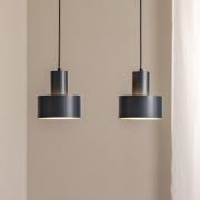 Riippuvalaisin Rif 2, antrasiitti, 2-lamppuinen, lineaarinen, teräs