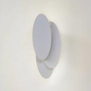 Lindby LED-seinävalaisin Kolme, valkoinen, muovia, 28 cm