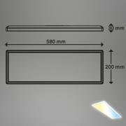 Smart LED kattovalaisin Tava, 58x20 cm, CCT, himmennettävä