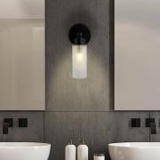 Imperial seinävalaisin, musta, 1-valo, teräs, lasi, IP44