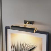 Winchfield seinävalaisin, leveys 45 cm, musta/messinki