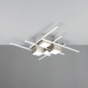 LED-kattovalaisin Roger, mattanikkeli, metalli, CCT, kaukosäädin.