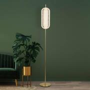 Capsule LED-lattiavalaisin, messingin värinen, rauta, akryyli