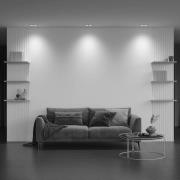 Maytoni upotettava kattovalaisin Zoom valkoinen 17 x 9 cm 2-valo IP65