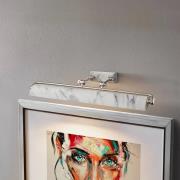 Winchfield seinävalaisin, leveys 70 cm, valkoinen marmoroitu/nikkeli