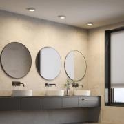 Prios LED-kattovalaisin Edwina, hopea, 18 cm, 10 kpl sarja