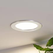 Prios LED uppoasennusvalaisin Cadance, hopea, 17 cm, 3 kpl, CCT-sarja