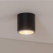 BEGA LED-pinta-asennuspistevalaisin Studio Line, musta/alu, Ø 9 cm,