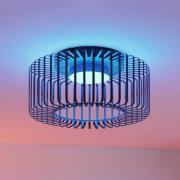 EGLO connect LED-kattovalaisin Ginestrone-Z, musta, alumiini