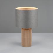 Canio pöytävalaisin, korkeus 29 cm, harmaa/ruskea, pahvi, 1 x E14