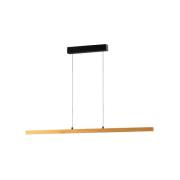 LED-riippuvalaisin Shine-Wood, pituus 141 cm, tammi/musta CCT