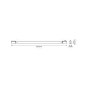 OSRAM LED-valolista TUBEKIT, 150 cm, 4 000 K valkoinen kytkin