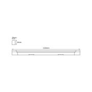 OSRAM LED-valolista VALUE BATTEN, 123 cm, metalli, 4 000 K