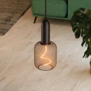 OSRAM riippuvalo VINTAGE 1906 ROUND, musta, metalli Ø 10 cm