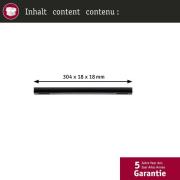 Paulmann keskijännitesyöttö URail Zigbee, musta mattapintainen, pitkä