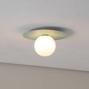 Kattovalaisin Pixie, mintunvihreä, lasi, Ø 25 cm, pallo, G9