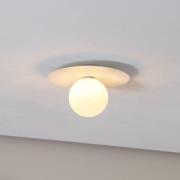 Kattovalaisin Pixie, valkoinen, lasi, Ø 25 cm, pallo, G9