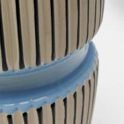 KARE Maljakko Calabria, sininen/beige, posliini, käsintehty