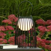 LED-pöytävalaisin Fjara, musta