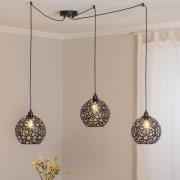 Riippuvalaisin Fellini MR-897 3-valo hajautettu musta