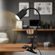 LED-kiinnitysvalo Fleks, musta, joustava, metallia