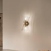 Seinävalaisin Kirpi 3092 ylös/alas leveys 23cm kultainen