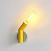 OSRAM seinävalaisin Decor Straw, 1-lamppuinen, harmaa/keltainen, teräs...