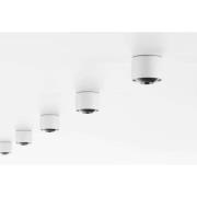 LOOM DESIGN LED-kattovalaisin Air, valkoinen, alumiini, Ø 10 cm