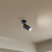 Kattokohdevalo Zoom, 1-lamppuinen, musta