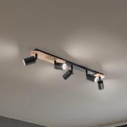 Kattospotti Cover Wood, 5-lamppuinen