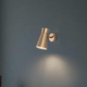 Seinävalaisin Lotta, kultainen, kohdevalaisin, teräs, säädettävä