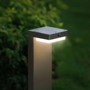 LED-akku-ulkopolkuvalo 800104, antrasiitti, IP44, anturi