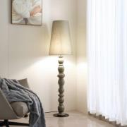 Lucande Lyndorin lattiavalaisin, vihreä, keraaminen, 150 cm