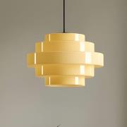 Filo-riippuvalaisin, keltainen, Ø 28 cm, lasi