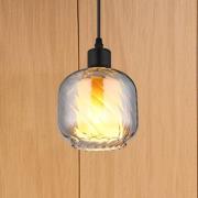 Riippuvalo Xia, Ø 14 cm, savunharmaa, lasia