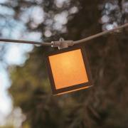 Newgarden LED-valoketju Vega, bambu, IP44