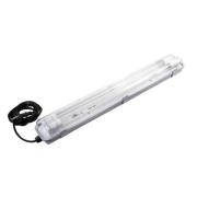 MEGAMAN kasvilamppu Rocca, leveys 10 cm, 2 x T8, IP65