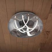 LED-kattovalaisin Malou, lasi, CCT, kaukosäädin