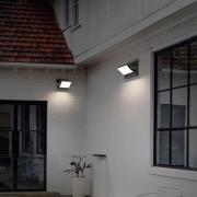 LED-seinävalaisin CMD 9080, antrasiitti, leveys 21 cm, IP54