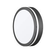 LED-ulkoseinävalaisin CMD 9084, antrasiitti, Ø 25 cm, IP65