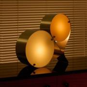 Gubi pöytävalaisin Coppia, norsunluu/ruusukimaltava, teräs, korkeus 42...