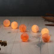 Valoketju Leuchtkristalle Kugel, suolakiteet meripihka