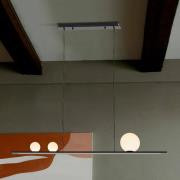 LED-riippuvalaisin Mila, musta, pituus 120 cm, metalli