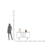 Kare pöytävalaisin Animal Sloth, kullanvärinen, korkeus 30 cm, E14